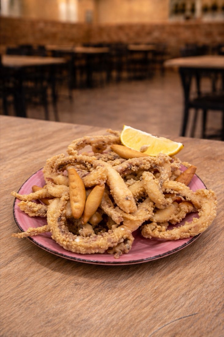 Calamares a la andaluza con limón